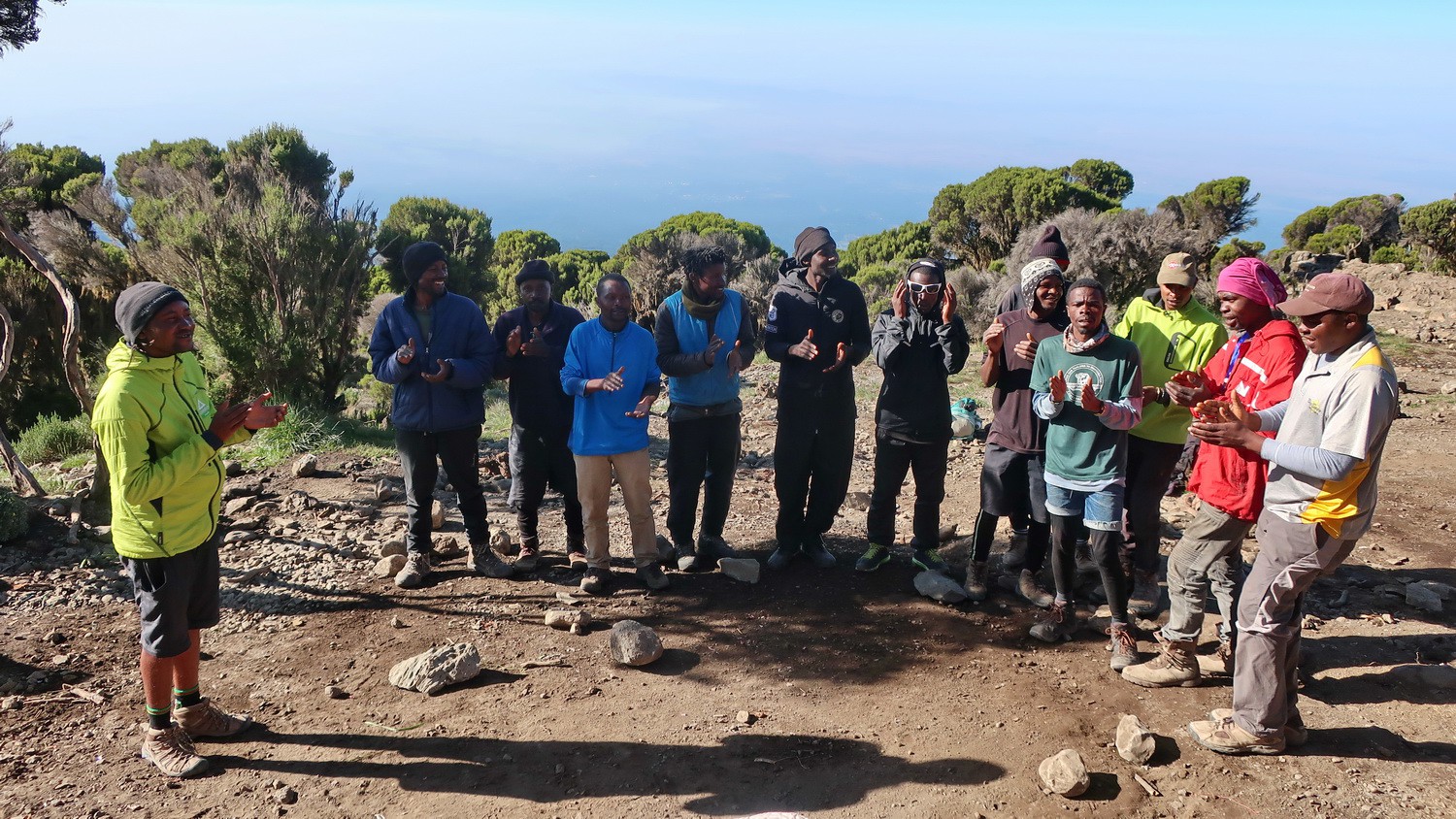 Our team on Kilimanjaro which did a splendid job